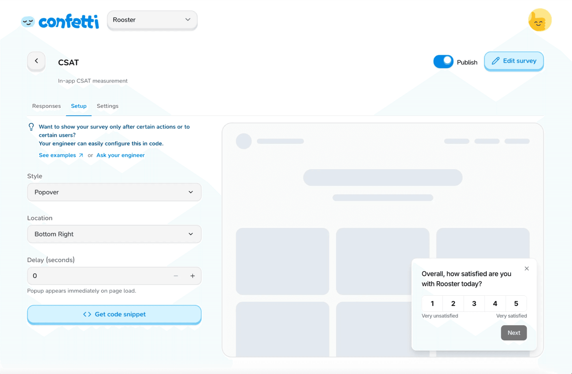 Display settings